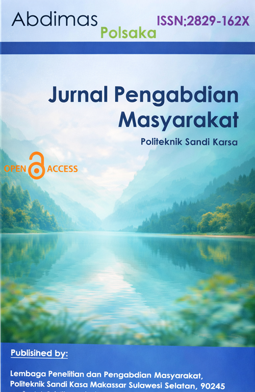 					View Vol. 4 No. 1 (2025): Abdimas Polsaka; Jurnal Pengabdian Kepada Masyarakat
				